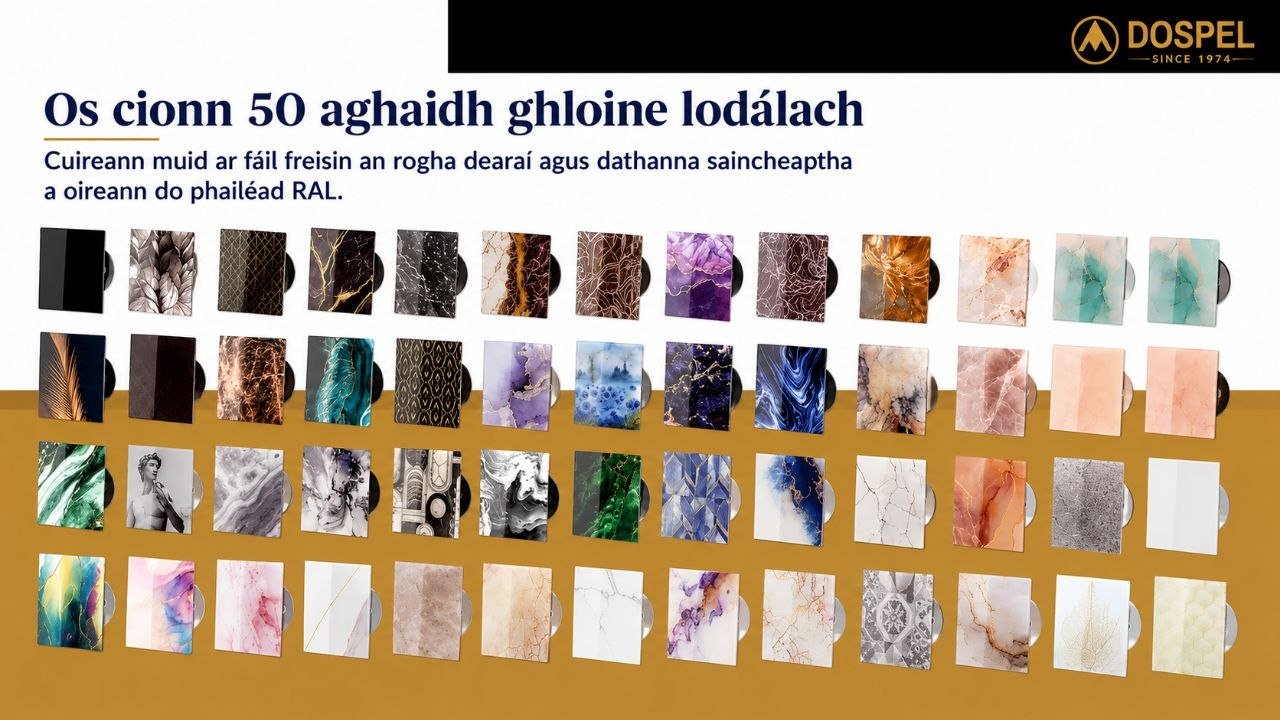 Meirge bailiúcháin éadain gloine Iodálacha